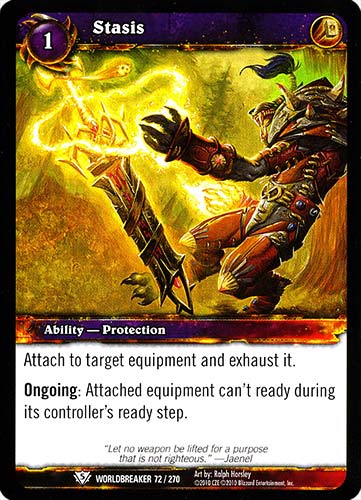 WORLDBREAKER 072 / 270 Stasis comune (EN) -NEAR MINT-