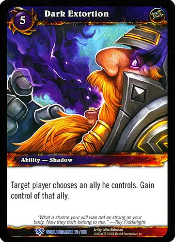 WORLDBREAKER 073 / 270 Dark Extortion rara (EN) -NEAR MINT-