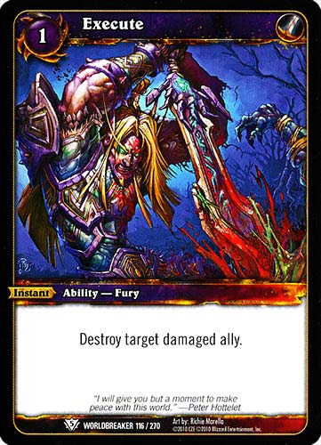 WORLDBREAKER 116 / 270 Execute comune (EN) -NEAR MINT-
