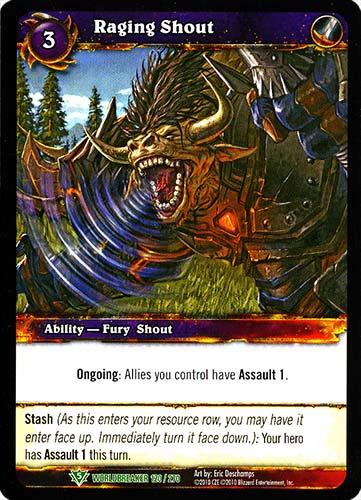 WORLDBREAKER 120 / 270 Raging Shout non comune (EN) -NEAR MINT-