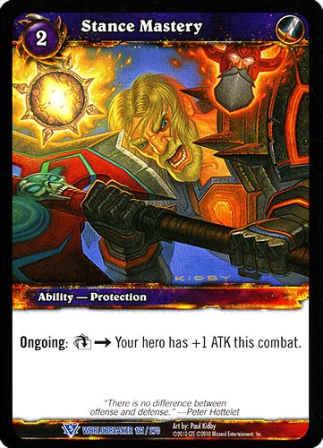 WORLDBREAKER 121 / 270 Stance Mastery rara (EN) -NEAR MINT-