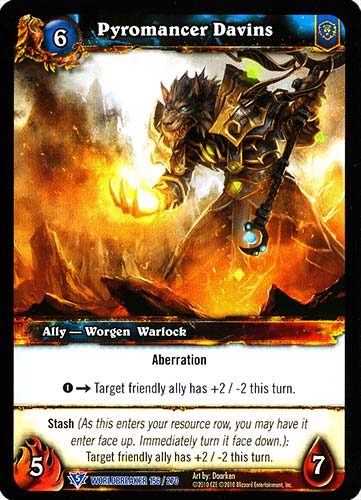 WORLDBREAKER 156 / 270 Pyromancer Davins rara (EN) -NEAR MINT-