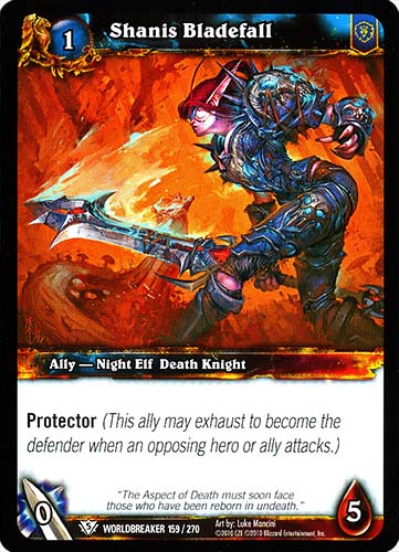 WORLDBREAKER 159 / 270 Shanis Bladefall comune (EN) -NEAR MINT-