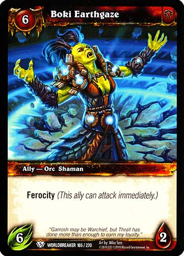 WORLDBREAKER 165 / 270 Boki Earthgaze comune (EN) -NEAR MINT-