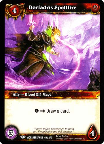 WORLDBREAKER 169 / 270 Dorladris Spellfire comune (EN) -NEAR MINT-