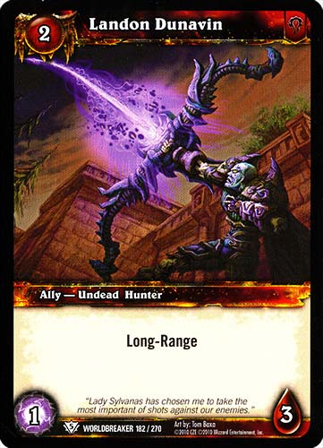 WORLDBREAKER 182 / 270 Landon Dunavin comune (EN) -NEAR MINT-