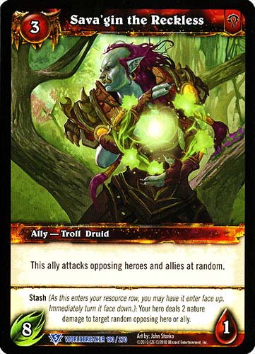 WORLDBREAKER 190 / 270 Sava'gin the Reckless rara (EN) -NEAR MINT-