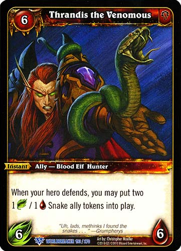 WORLDBREAKER 193 / 270 Thrandis the Venomous rara (EN) -NEAR MINT-