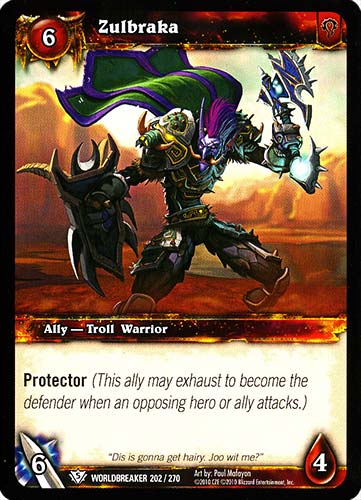 WORLDBREAKER 202 / 270 Zulbraka comune (EN) -NEAR MINT-
