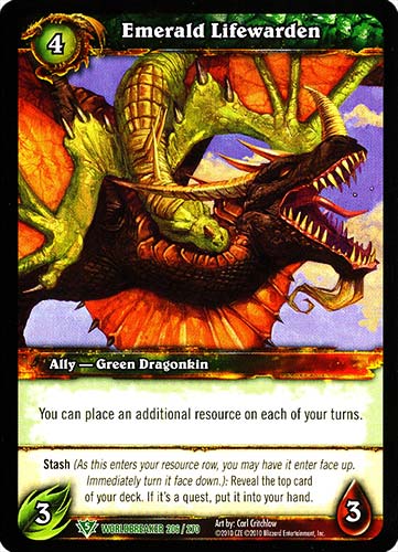 WORLDBREAKER 206 / 270 Emerald Lifewarden non comune (EN) -NEAR MINT-