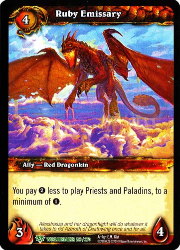 WORLDBREAKER 213 / 270 Ruby Emissary non comune (EN) -NEAR MINT-