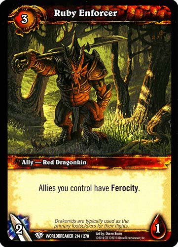 WORLDBREAKER 214 / 270 Ruby Enforcer comune (EN) -NEAR MINT-