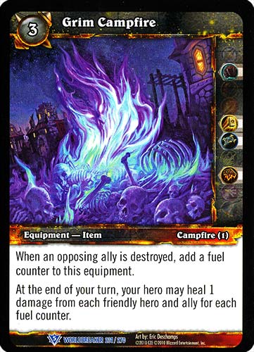 WORLDBREAKER 231 / 270 Grim Campfire rara (EN) -NEAR MINT-