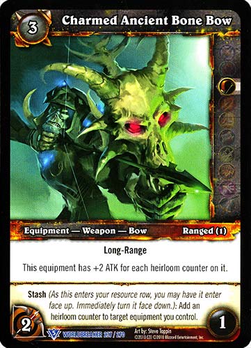 WORLDBREAKER 237 / 270 Charmed Ancient Bone Bow rara (EN) -NEAR MINT-