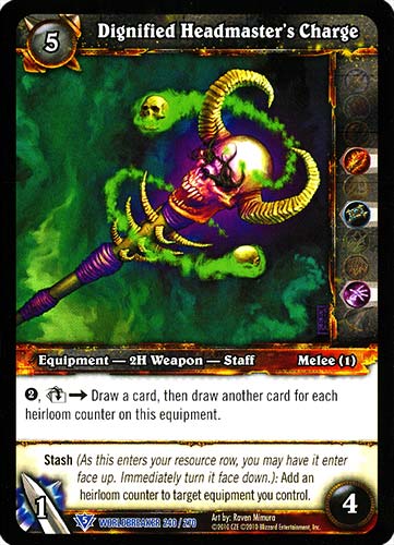 WORLDBREAKER 240 / 270 Dignified Headmaster's Charge rara (EN) -NEAR MINT-