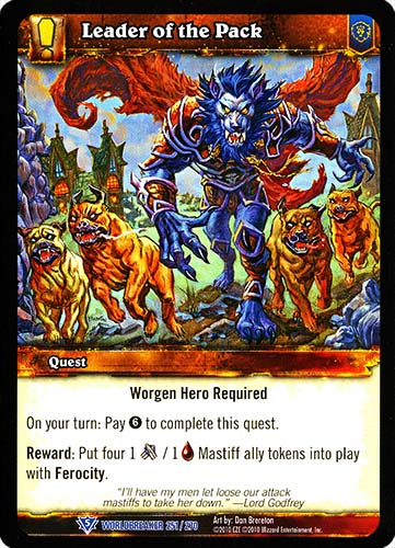 WORLDBREAKER 251 / 270 Leader of the Pack rara (EN) -NEAR MINT-