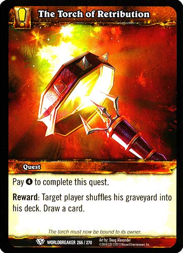 WORLDBREAKER 266 / 270 The Torch of Retribution comune (EN) -NEAR MINT-