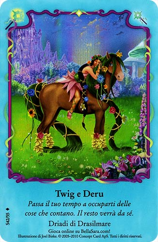 Fate della Luna S42/55 Twig e Deru extra rara foil (IT) -NEAR MINT-