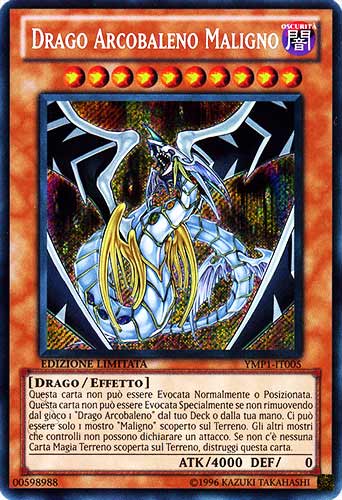 YMP1-IT005 Drago Arcobaleno Maligno rara segreta Edizione Limitata (IT) -GOOD-