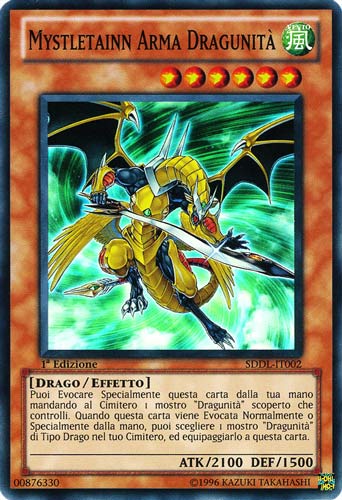 SDDL-IT002 Mystletainn Arma Dragunita' super rara 1a Edizione (IT) -NEAR MINT-