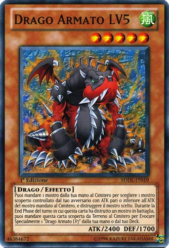 SDDL-IT019 Drago Armato LV5 comune 1a Edizione (IT) -NEAR MINT-