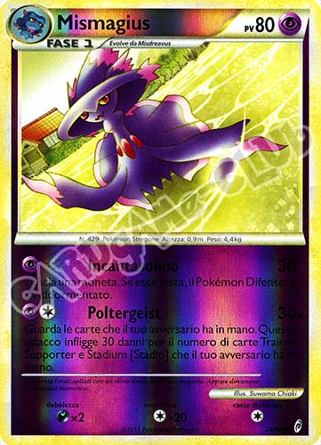 28 / 95 Mismagius rara foil reverse (IT) -NEAR MINT-
