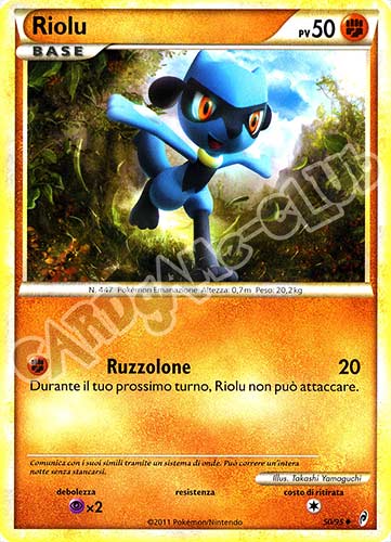 50 / 95 Riolu non comune (IT) -NEAR MINT-