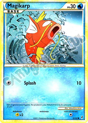 61 / 95 Magikarp comune (IT) -NEAR MINT-