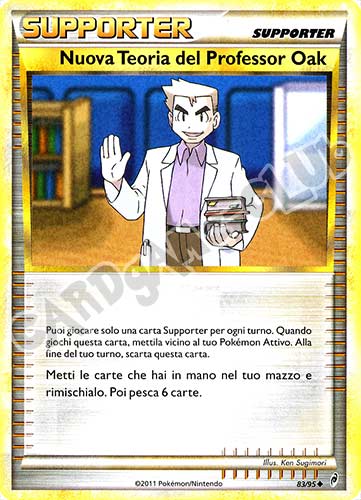 83 / 95 Nuova Teoria del Professor Oak non comune (IT) -NEAR MINT-