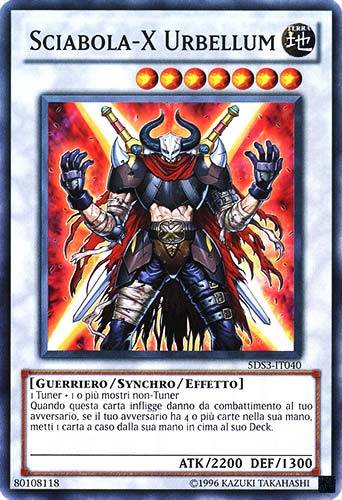 5DS3-IT040 Sciabola-X Urbellum comune unlimited (IT) -NEAR MINT-