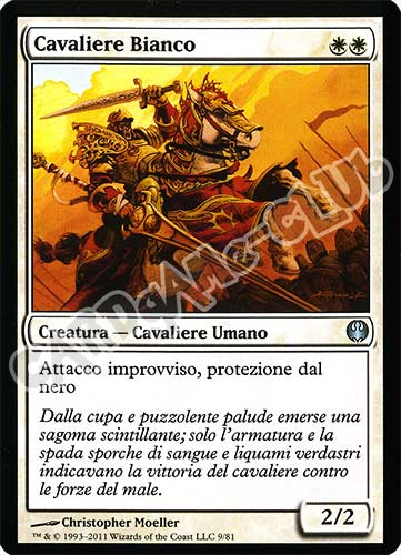 09 / 81 Cavaliere Bianco non comune (IT) -NEAR MINT-