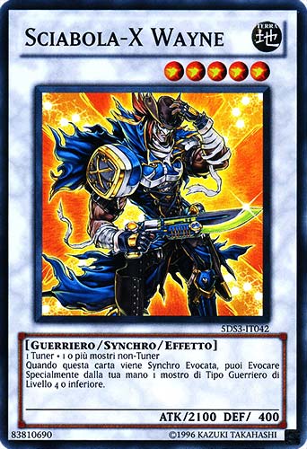 5DS3-IT042 Sciabola-X Wayne super rara unlimited (IT) -NEAR MINT-