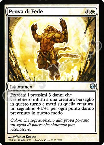 28 / 81 Prova di Fede non comune (IT) -NEAR MINT-