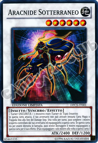 DPC5-IT001 Aracnide Sotterraneo super rara Edizione Limitata (IT) -NEAR MINT-