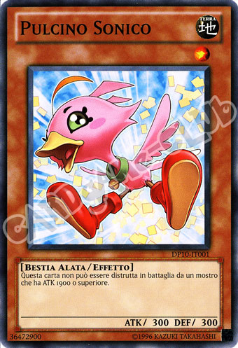 DP10-IT001 Pulcino Sonico comune Unlimited (IT) -NEAR MINT-