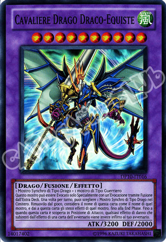 DP10-IT016 Cavaliere Drago Draco-Equiste super rara Unlimited (IT) -NEAR MINT-