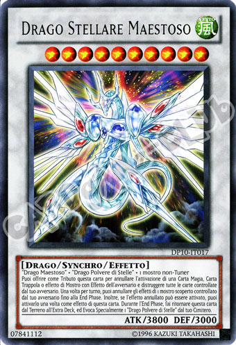 DP10-IT017 Drago Stellare Maestoso rara Unlimited (IT) -NEAR MINT-
