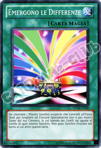 DP10-IT020 Emergono le Differenze comune Unlimited (IT) -NEAR MINT-