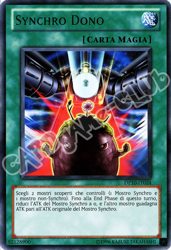 DP10-IT024 Synchro Dono rara Unlimited (IT) -NEAR MINT-