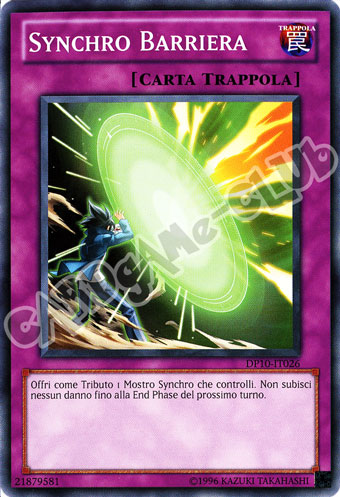 DP10-IT026 Synchro Barriera comune Unlimited (IT) -NEAR MINT-