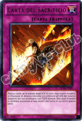 DP10-IT029 Carta del Sacrificio rara Unlimited (IT) -NEAR MINT-