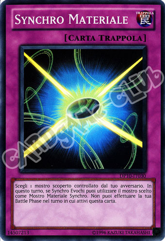 DP10-IT030 Synchro Materiale super rara Unlimited (IT) -NEAR MINT-