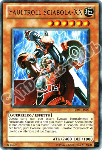 TU03-IT007 Faultroll Sciabola-XX rara (IT) -NEAR MINT-