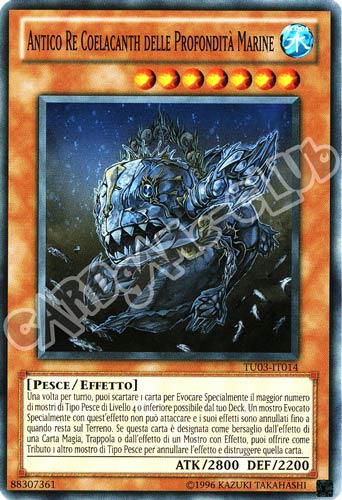 TU03-IT014 Antico Re Coelacanth delle Profondit‡ Marine comune (IT) -NEAR MINT-