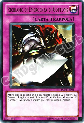 TU04-IT001 Richiamo di Emergenza di gottoms ultra rara (IT) -NEAR MINT-