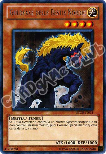 STOR-IT011 Guldfaxe delle Bestie Nordic rara Unlimited (IT) -NEAR MINT-