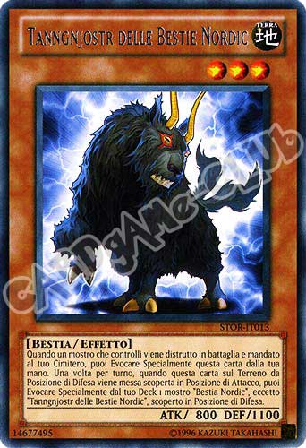 STOR-IT013 Tanngnjostr delle Bestie Nordic rara Unlimited (IT) -NEAR MINT-