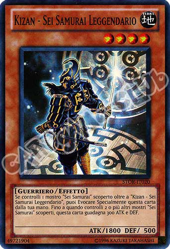 STOR-IT020 Kizan-Sei Samurai Leggendario super rara Unlimited (IT) -NEAR MINT-