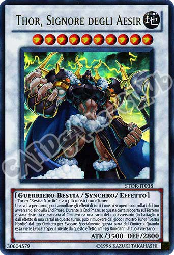 STOR-IT038 Thor, Signore degli Aesir ultra rara Unlimited (IT) -NEAR MINT-