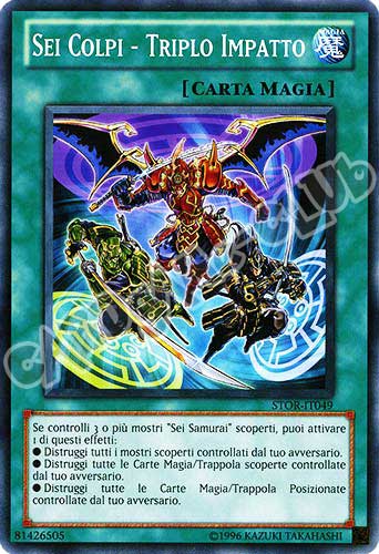 STOR-IT049 Sei Colpi-Triplo Impatto comune Unlimited (IT) -NEAR MINT-